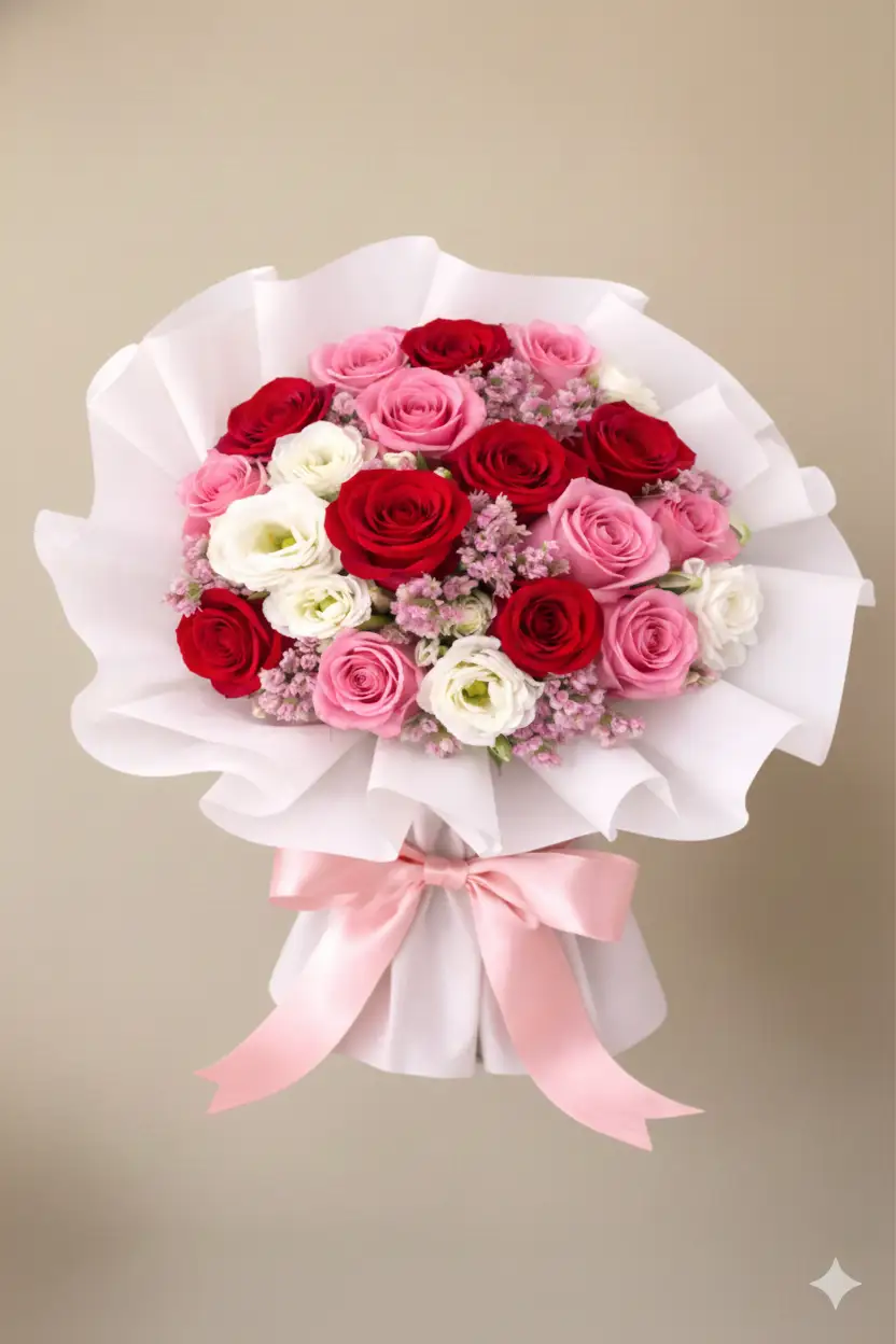 Arreglo floral artesanal Ginevra